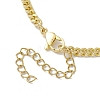 Brass Curb Chain Necklaces NJEW-JN04747-5
