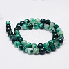 Natural Striped Agate/Banded Agate Bead Strands X-G-K155-B-8mm-07-2