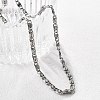 Tarnish Resistant 304 Stainless Steel Lumachina Chain Necklaces NJEW-P226-08P-01-4
