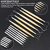 Unicraftale 2 Sets 2 Style Sculpture Polymer Clay and Pottery Ceramics Ribbon Sculpting Tools Set TOOL-UN0001-20-5
