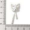 Brass Micro Pave Clear Cubic Zirconia Studs Pendants KK-K378-03P-3
