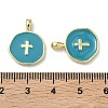 Brass Enamel Pendants KK-G417-01LG-09-3