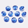 Faceted Glass Rhinestone Charms RGLA-F051-8mm-206-1