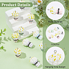 30Pcs Popcorn Resin Pendants RESI-SC0006-80-6
