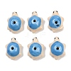 Handmade Bright Glazed Porcelain Beads PORC-CJC0009-03G-1