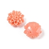 Synthetic Coral 3D Flower Rose Beads CORA-L046-C02-2