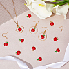 Apple Drop Earring Making Kit DIY-CA0003-77-5