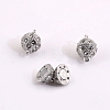 Oval Brass Rhinestone Magnetic Clasps with Loops KK-D507-B-11P-2