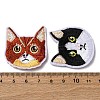 Polyester Embroidery Cloth Iron On/Sew On Patches DIY-U009-02-3
