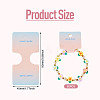 50Pcs Folding Paper Jewelry Display Cards ODIS-TA0001-07C-4