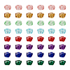  90pcs 6 colors Transparent Resin Beads RESI-TA0001-58-22