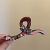 Plastic with Rhinestone Claw Hair Clips PW-WGE888A-01-2