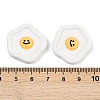 Smiling Face Resin Cabochons CRES-S372-01F-3