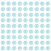 Spray Painted ABS Plastic Imitation Pearl Beads OACR-PA0001-38A-03-7