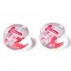 Transparent Clear Acrylic Beads MACR-N008-56T-4
