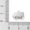 Brass Micro Pave Cubic Zirconia Pendants KK-K276-05P-3