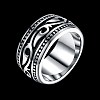 Men's Stainless Steel Finger Rings RJEW-BB29955-11-7