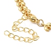 Brass Cobs Chain Necklaces for Women NJEW-G100-01G-3