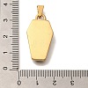 PVD Vacuum Plating 304 Stainless Steel Enamel Pendants STAS-U035-44G-3