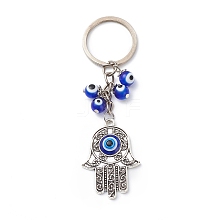 Hamsa Hand Evil Eye Pendant Keychain KEYC-JKC00408