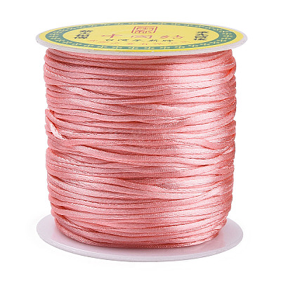Nylon Satin Rattail Cords NWIR-R025-1.0mm-182-1