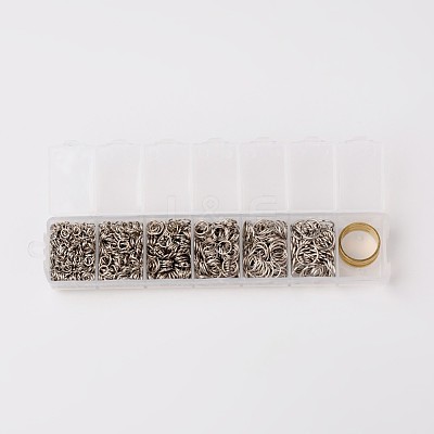 Iron & Brass Open Jump Rings IFIN-X0033-P-B-1