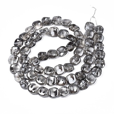 Electroplate Glass Beads Strand EGLA-S188-21-A01-1