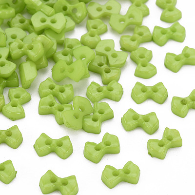 2-Hole Plastic Buttons BUTT-N018-028-06-1