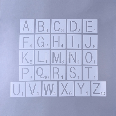 Plastic Drawing Stencil DIY-WH0156-78A-1
