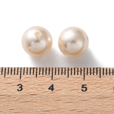 Plastic Imitation Pearl Beads FIND-M059-01D-02-1