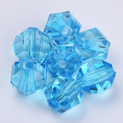 Transparent Acrylic Beads TACR-Q256-6mm-V40-1