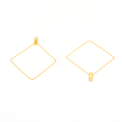 Stainless Steel Wire Pendants STAS-TAC0002-36G-1