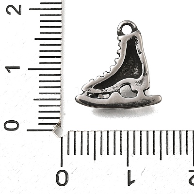 304 Stainless Steel Pendant Rhinestone Settings STAS-L284-56AS-1