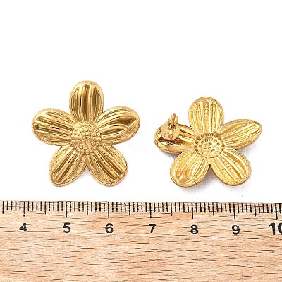 304 Stainless Steel Stud Earrings EJEW-D319-06G-1