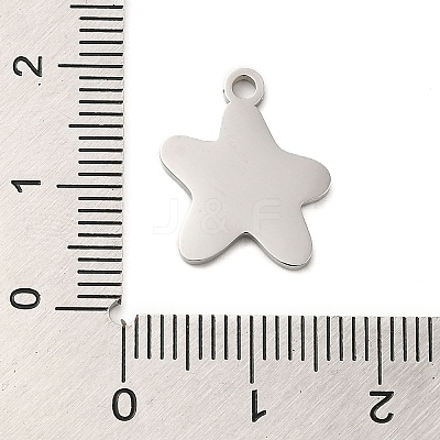 304 Stainless Steel Enamel Pendants STAS-Q301-03P-1
