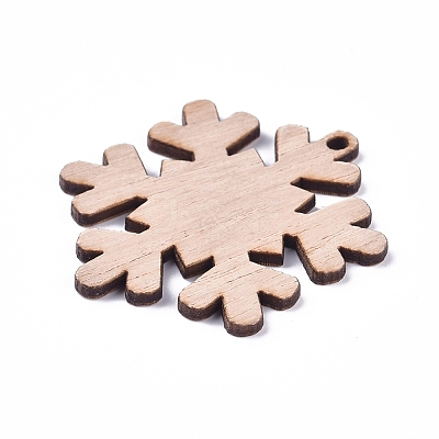 Poplar Wood Pendants X-WOOD-E011-06-1