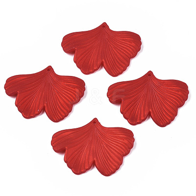 Rubberized Style Opaque Acrylic Pendants ACRP-T010-06-1