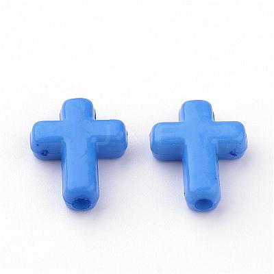 Opaque Acrylic Beads SACR-436-C31-1
