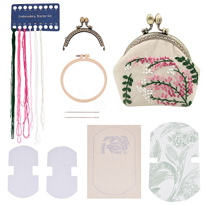 DIY Kiss Clasp Purse Making Kit DIY-WH0292-67A-1