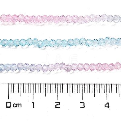 Transparent Painted Glass Beads Strands LS-DGLA-A034-T2mm-A22-1