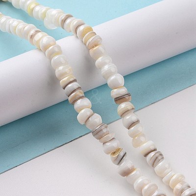 Natural Cultured Freshwater Shell Beads Strands SHEL-F002-01D-1