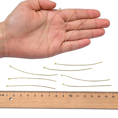 Brass Ball Head Pins LS-X-RP0.6x70mm-G-1