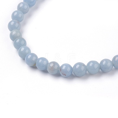 Natural Gemstone Stretch Bracelets BJEW-JB03738-1