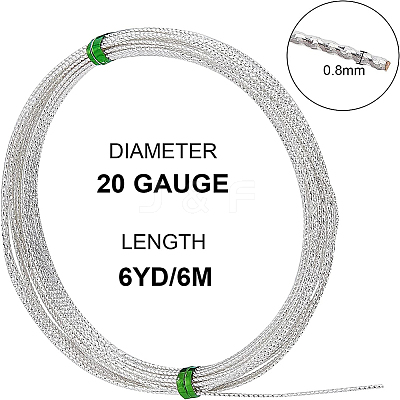 Textured Round Brass Wire CWIR-WH0009-05S-1