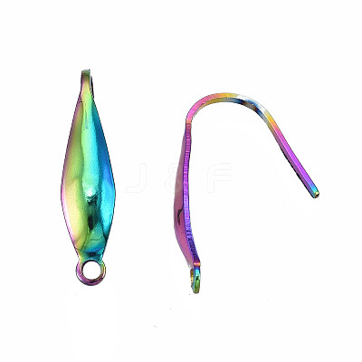 316 Stainless Steel Earring Hooks X-STAS-N098-002-1
