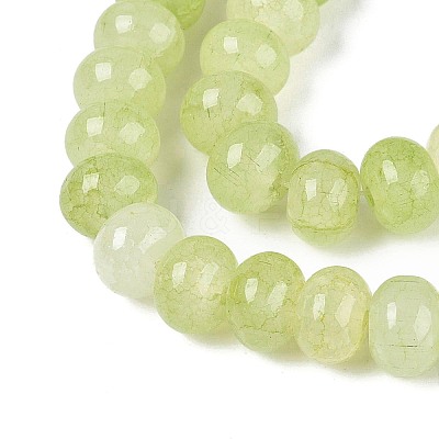 Baking Paint Crackle Glass Beads Strands DGLA-N020-01A-01-1