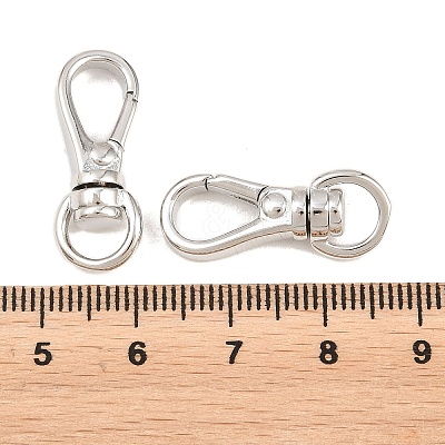 Brass Swivel Claw Clasps KK-P353-13P-1