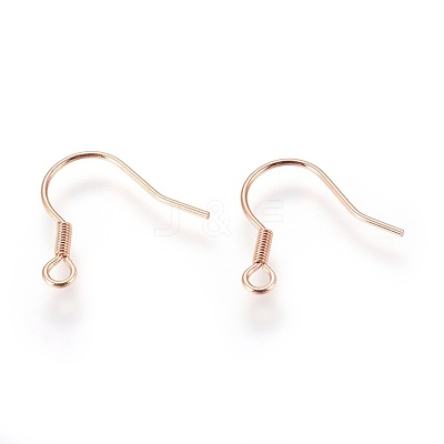 304 Stainless Steel Earrings Hooks STAS-P227-06RG-1