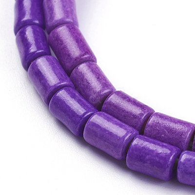 Synthetic Howlite Beads Strands G-F647-12C-1