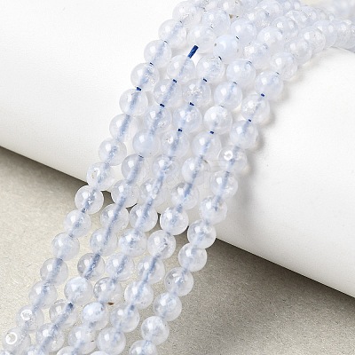 Natural Blue Lace Agate Beads Strands G-G344-A02-4mm-1